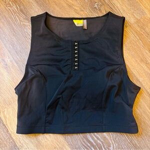 LA Hearts Black Workout Bra Top Small